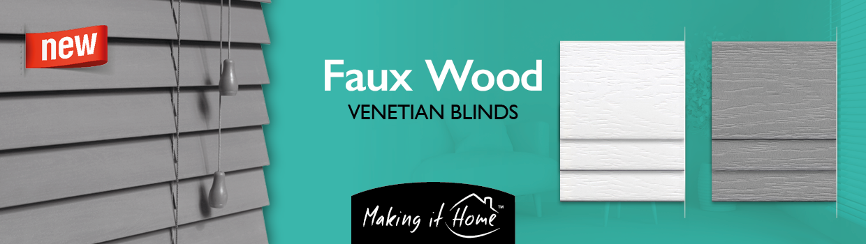 Fauxwood Venetian Blinds