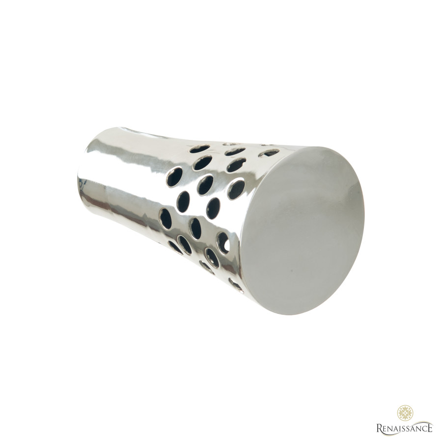 Spectrum 35mm Finial Trumpet Polished Silver