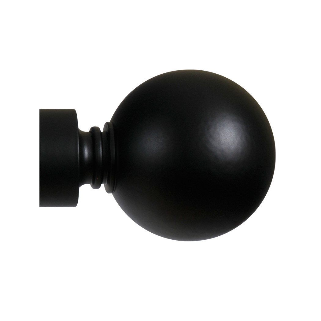 Contract 35mm Ball End Finial Black