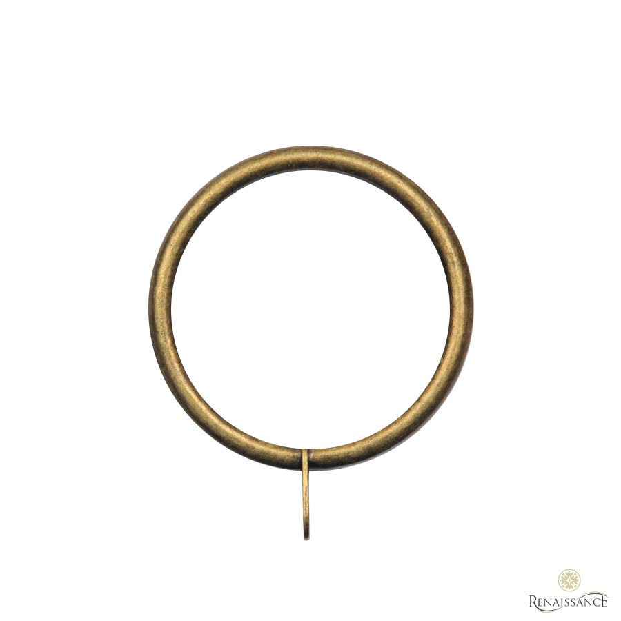 Orbit 28mm Nylon Lined Rings Pack of 8 Antique Brass