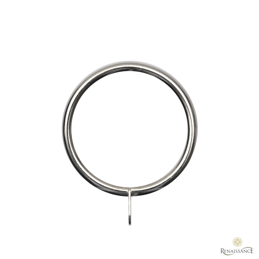 Dimensions 28mm Nylon Lined Ring Pack of 10 Polished Silver