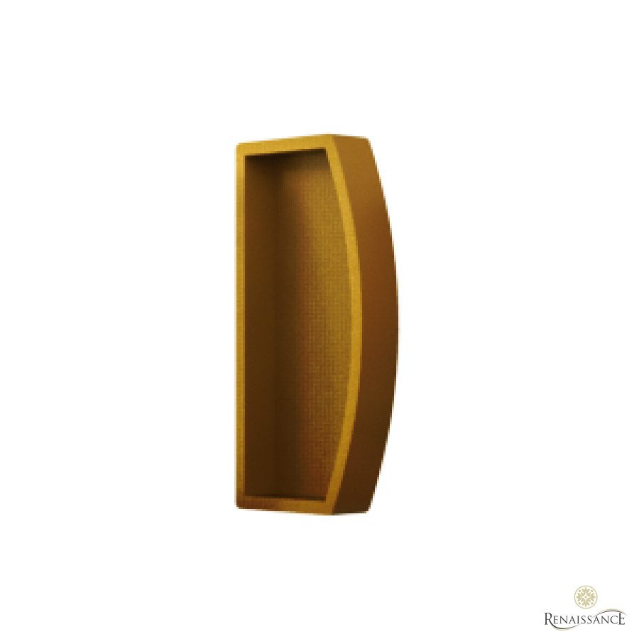 Professional Large Curved Profile End Caps Antique Brass Pack of 100