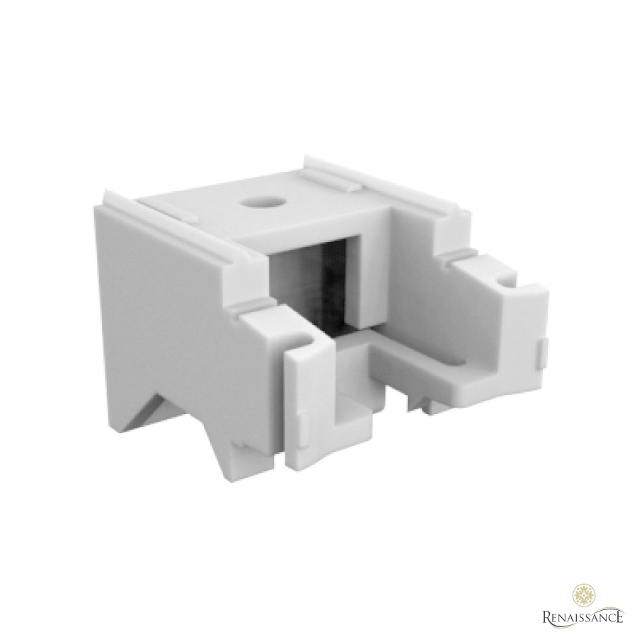 3cm Click Wall Bracket White Pack of 100