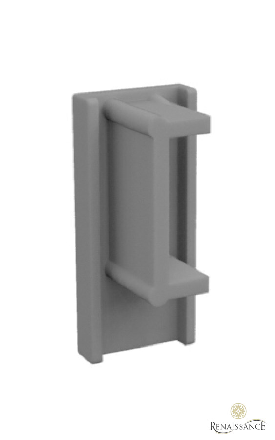 Principal H-Section End Caps Grey Pack of 100