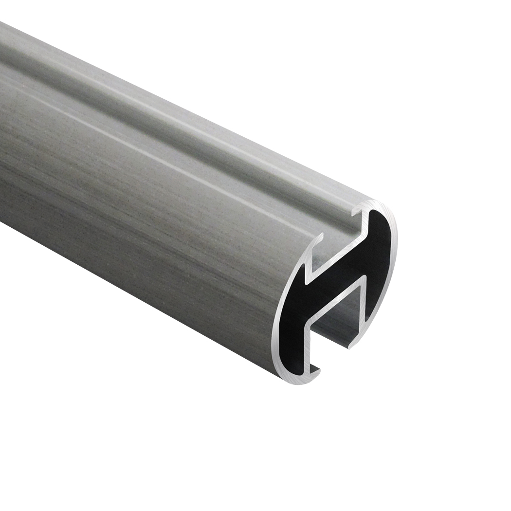 Motiva 28mm 600cm Rail Only Silver Anodised