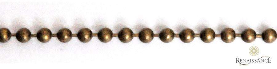 Metal 50cm Continuous Chain Antique Brass