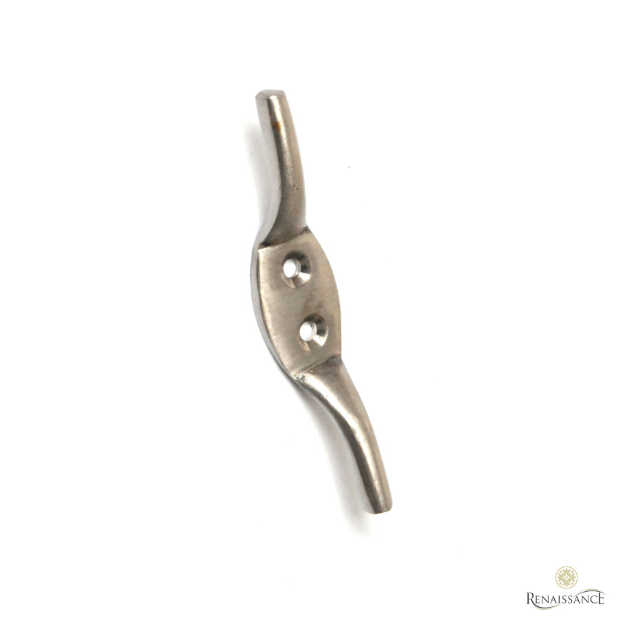 CB5 Cleat Hook Retail Clam Pack of 2 Satin Chrome