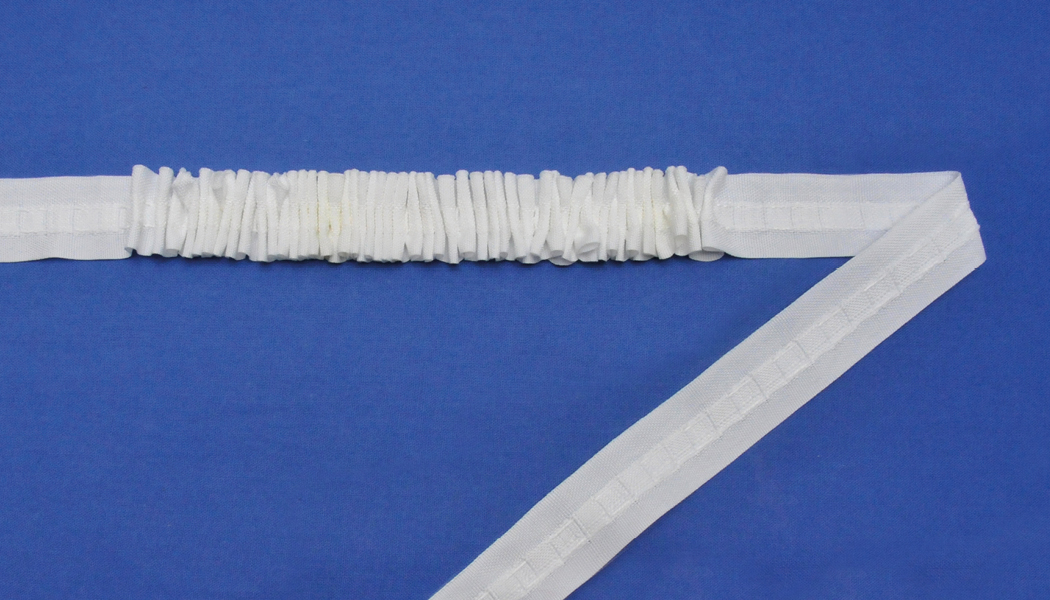 25mm Standard Pencil Pleat Tape White Roll