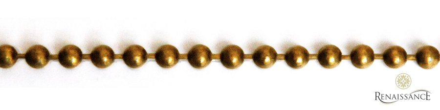 Metal 50cm Continuous Chain Brass