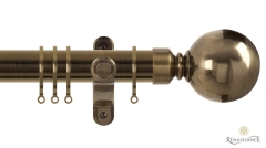 Antique Brass 35mm Spectrum Complete Pole Set