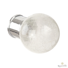 Spectrum 50mm Crackled Glass Finial