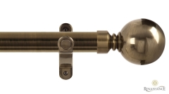 Antique Brass 35mm Spectrum Complete Eyelet Pole Set