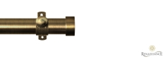Dimensions 28mm End Cap Options Eyelet Pole Set Antique Brass