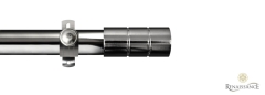 Dimensions 28mm Cylinder Options Eyelet Pole Set Polished Silver