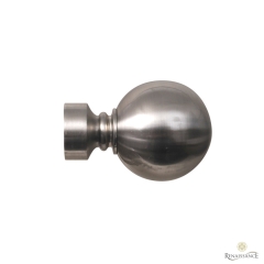 Contract 29mm Finial Plain Ball Stainless Steel