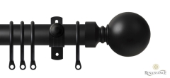 Dimensions 28mm Plain Ball Options Pole Set Black