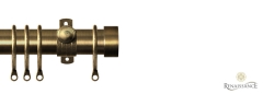 Dimensions 28mm End Cap Options Pole Set Antique Brass