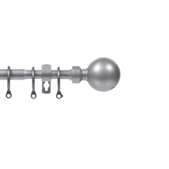 Extensis 16/13mm Extendable Ball End Pole Set Silver Finish