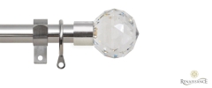 Extensis 19 Clear Crystal Cut Diamond Extendable Pole Set Titanium