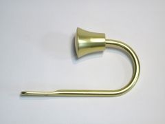 16mm IronBr Holdback Trumpet Satin Brass