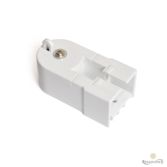 Glide-Aside End Pulley Cover White