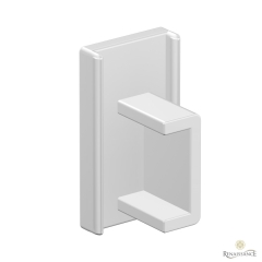 Optimal H-Section End Caps White Pack of 100