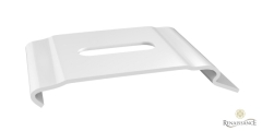 Panel Track Bracket Top-Fix for 2 - 4 Track White