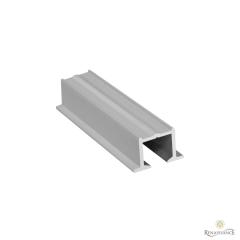 Recess M-Section 600cm Rail Only White
