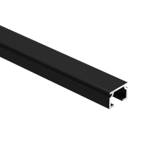 W-Section Pre-Drilled 600cm Rail Only Black