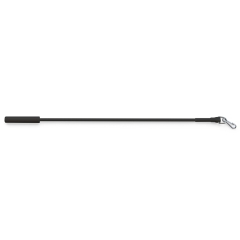 Contract Plastic Coated Metal Draw Rod Black