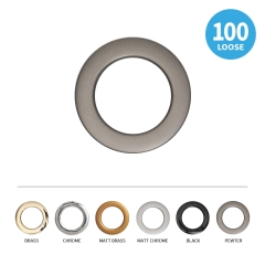 40mm Click and Twist Eyelets 100 Loose
