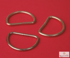 Brass 25mm Metal D Rings