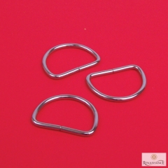 Chrome 25mm Metal D Rings