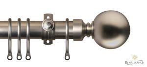 Orbit 28mm Curtain Pole Sets Titanium