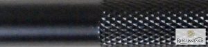 Aluminium Style Metal Draw Rods Matt Black