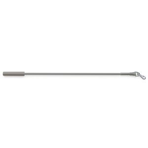 Plastic Coated Metal Draw Rods Grey