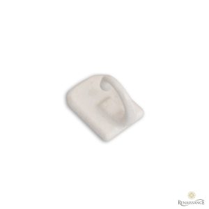 White Self Adhesive Tieback Hook Pack of 2 Retail Packed