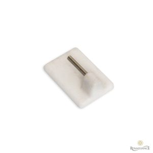 White Self Adhesive Large End Hook Pack of 100