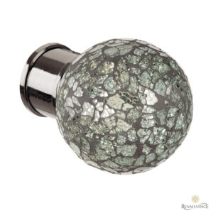 Spectrum 50mm Finial Green Mosaic