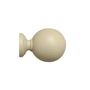 Natur Oaks 35mm Ball Finial for Contract Curtain Pole Systems