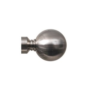 Contract 19mm Plain Ball Finial Stainless Steel