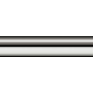 Contract 28mm Metal Curtain Pole - Polished Silver