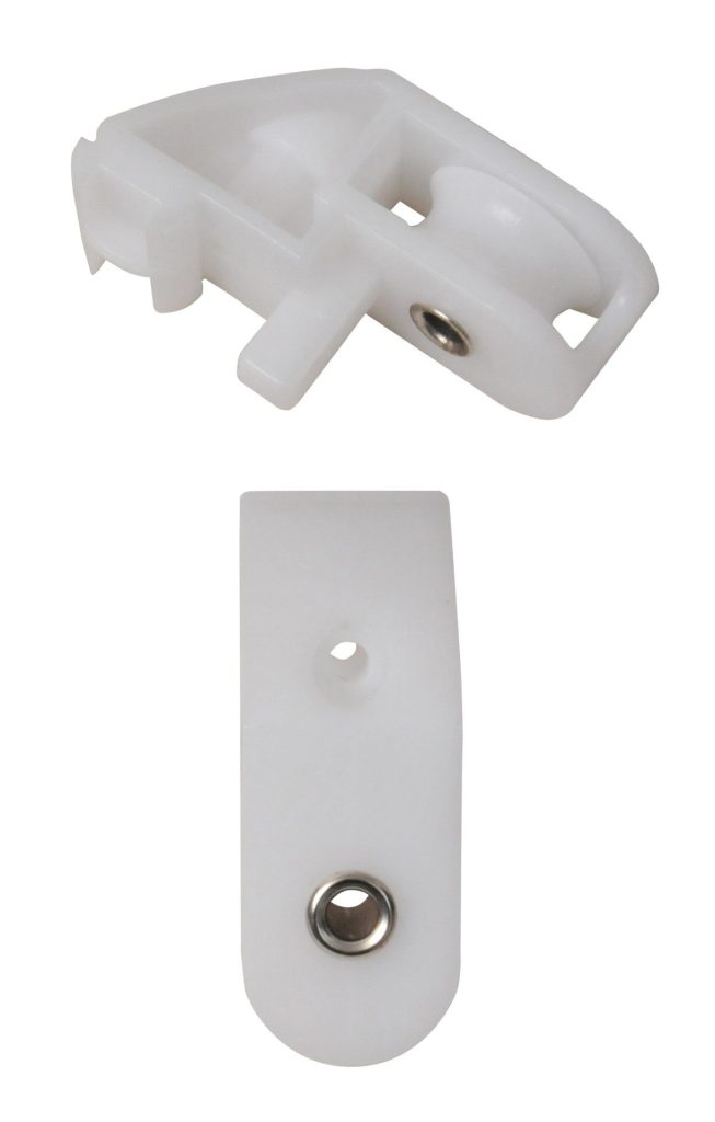 Veltrack Deluxe Winding Lift Rail System Cord Guide Eye White