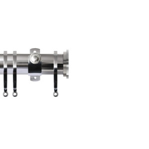 Contract 35 End Cap 35mm Adjustable K Brackets Pole Set Polished Chrome
