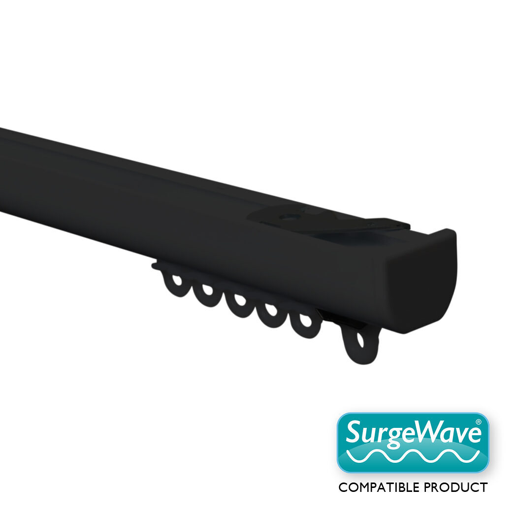 Silent Glide Uncorded Track Kit 60mm Roller SurgeWave Gliders Black