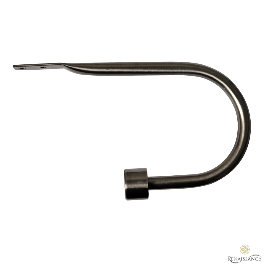Dimensions Arm Only Holdback – Functional Metal Curtain Pole Accessory