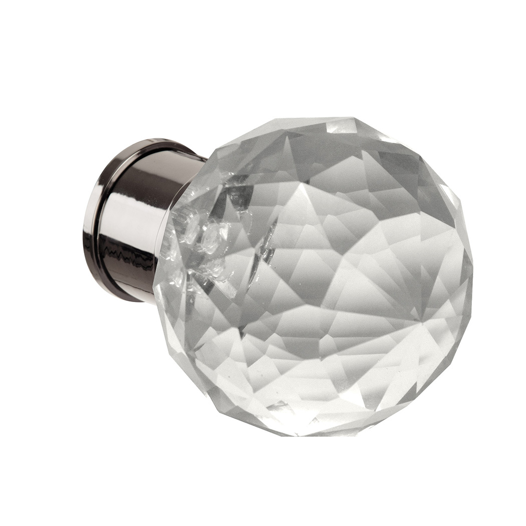 Spectrum 50mm Finial Clear Crystal Cut Diamond