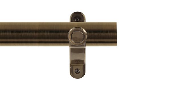 Spectrum 35mm Eyelet Pole Set excluding Finials Antique Brass